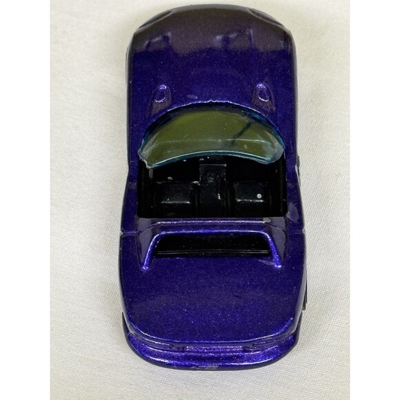 Dodge Viper Flames Hot Wheels 1992 Loose Purple Convertible Vintage 1:64 Diecast - Picture 9 of 9